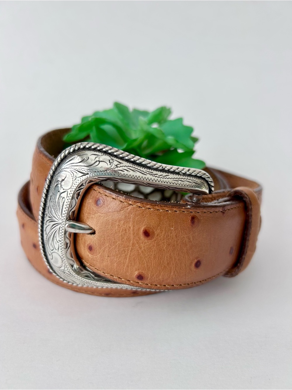 Tony Lama Western Leather Belt Size 42